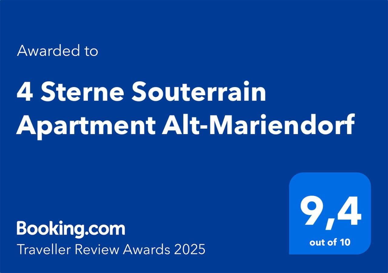 4 Sterne Souterrain Apartment Alt-Mariendorf Berlin Dış mekan fotoğraf